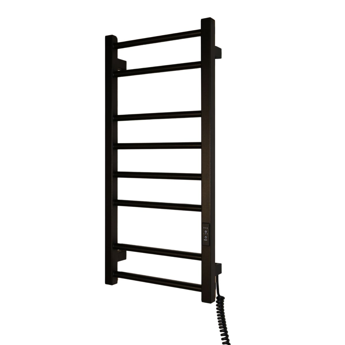 Рушникосушарка електрична Carino NICOLA з контроллером Чорний мат 790*370