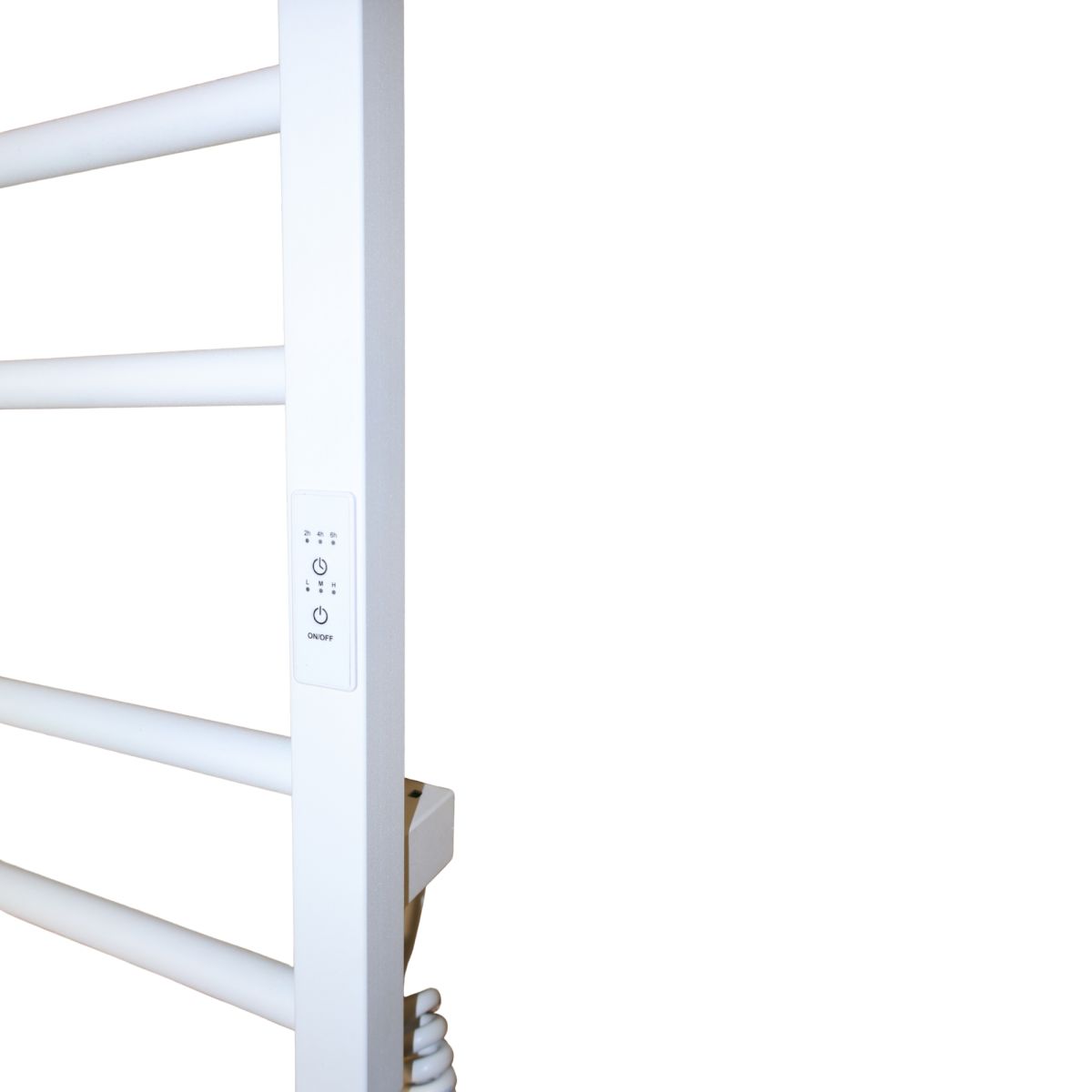 Рушникосушарка електрична Carino NICOLA з контроллером Білий мат 790*370