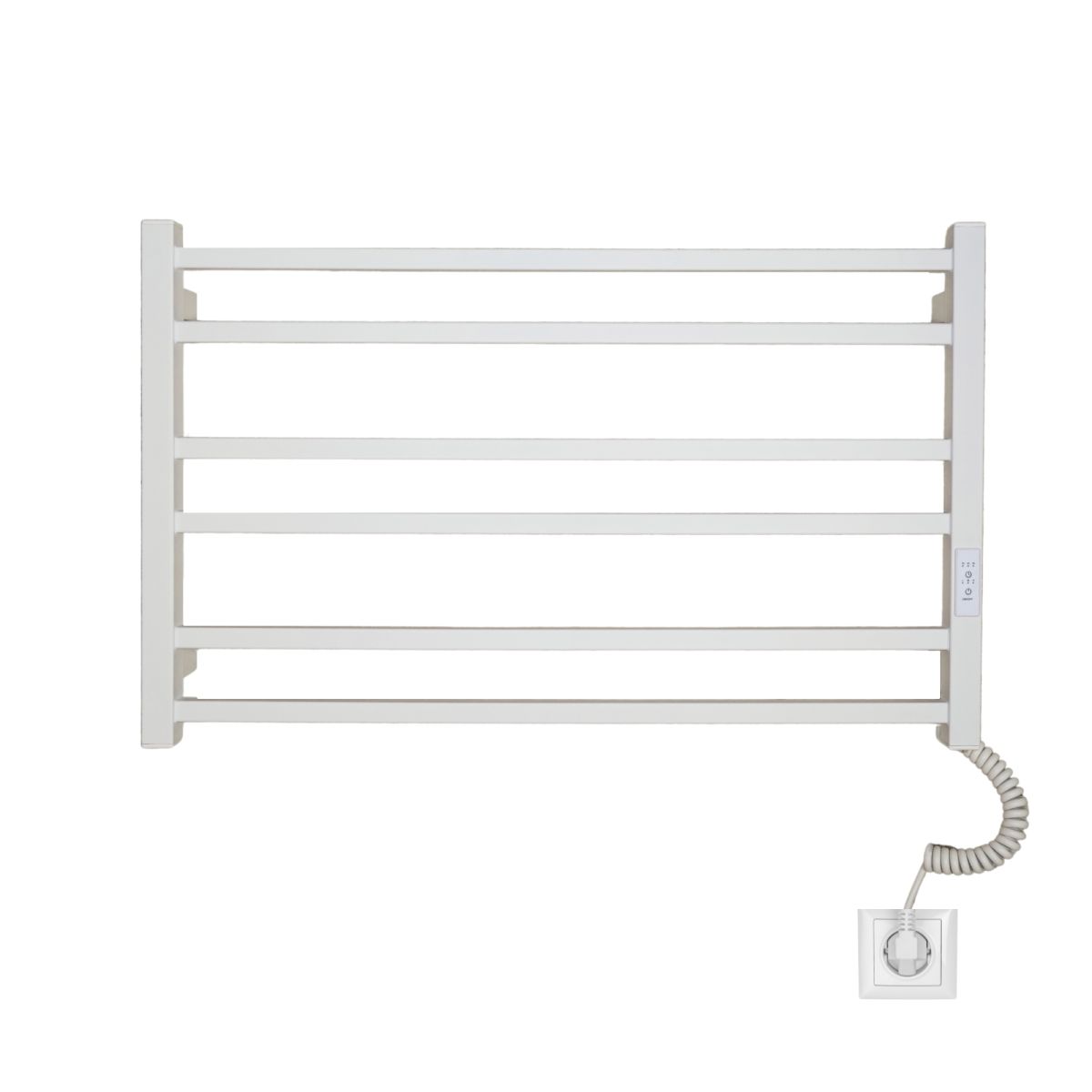 Рушникосушарка електрична Carino MICHELE з контроллером Білий мат 490*790