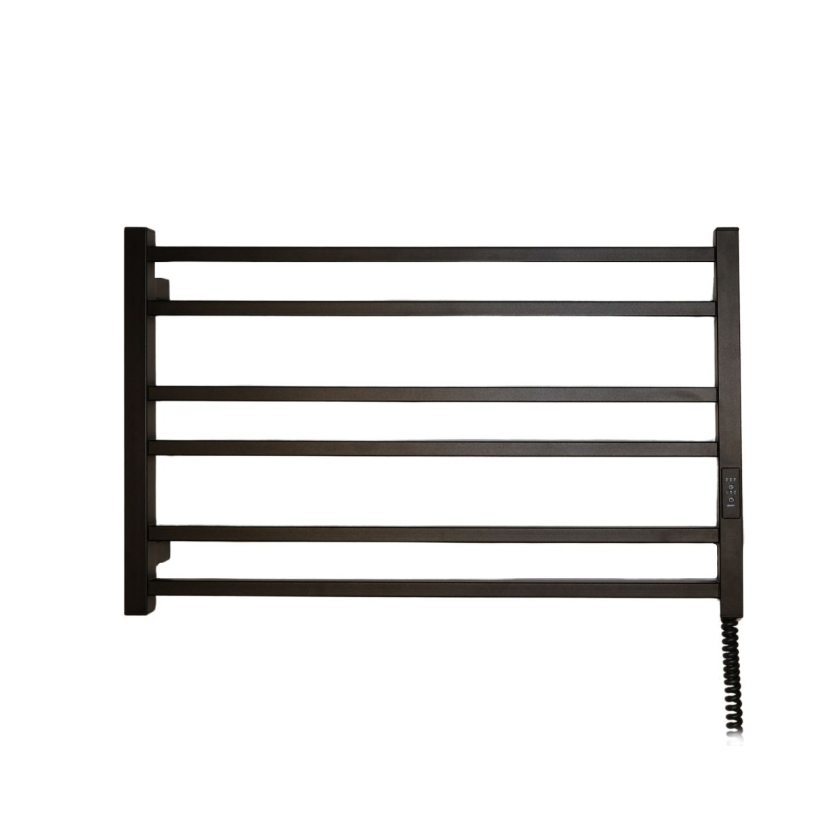 Рушникосушарка електрична Carino MICHELE з контроллером Чорний мат 490*790