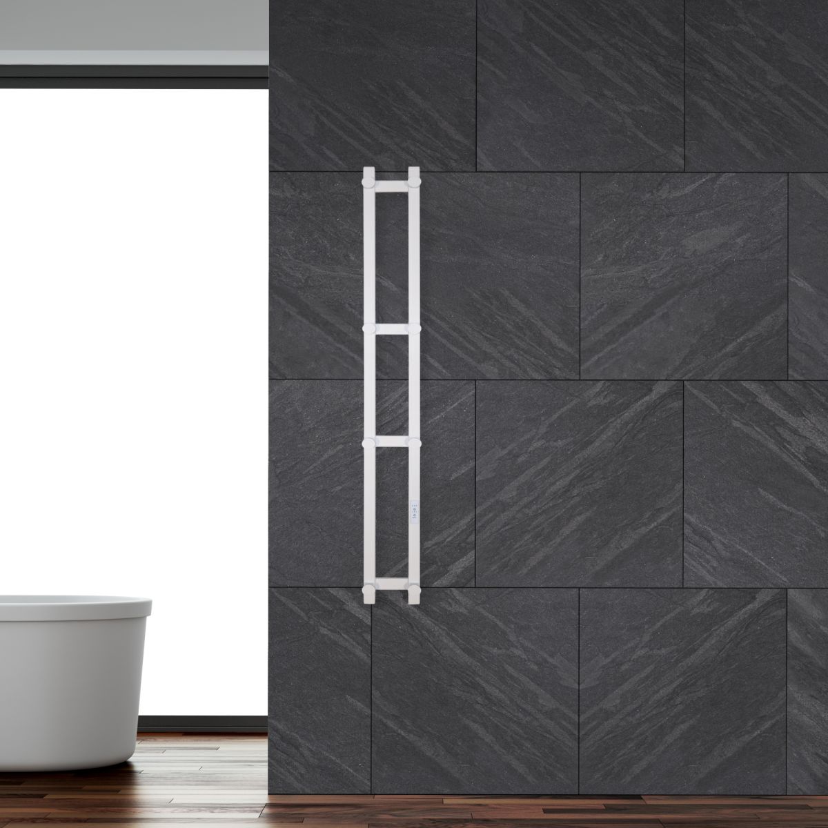 Рушникосушарка електрична Carino LEONE з контроллером Білий мат 1190*150