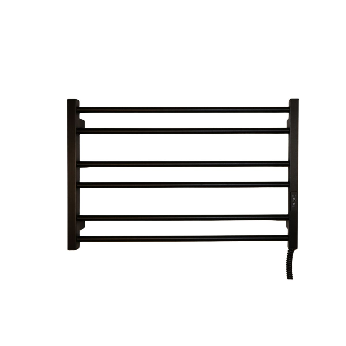 Рушникосушарка електрична Carino SOFIA з контроллером Чорний матовий 490*790