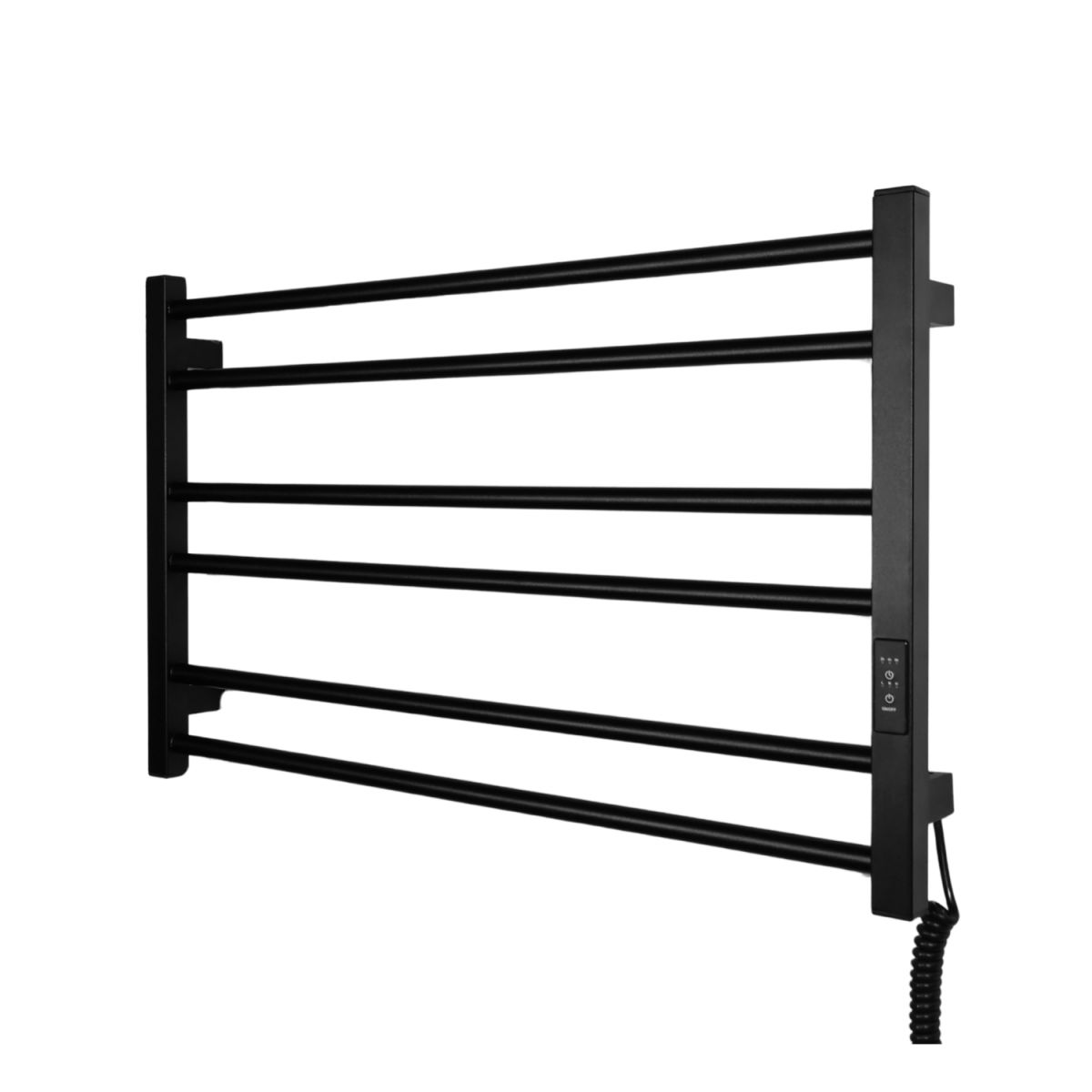 Рушникосушарка електрична Carino SOFIA з контроллером Чорний матовий 490*790