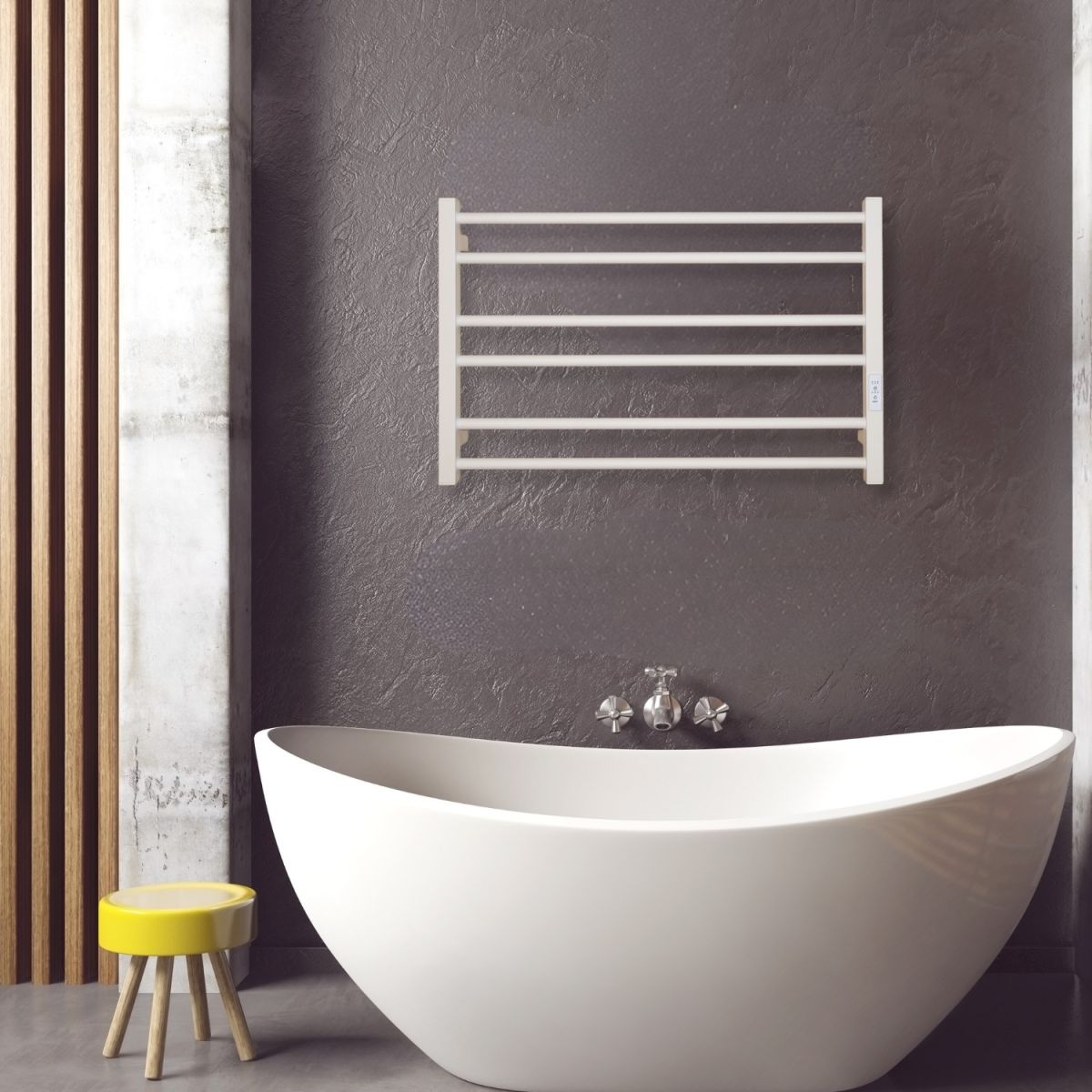 Рушникосушарка електрична Carino SOFIA з контроллером Білий матовий 490*790