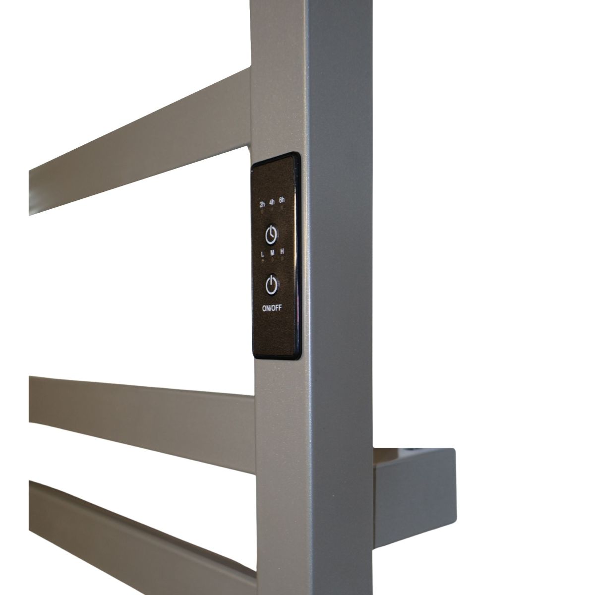 Рушникосушарка електрична Carino RICARDO з контроллером Сірий металік 590*490