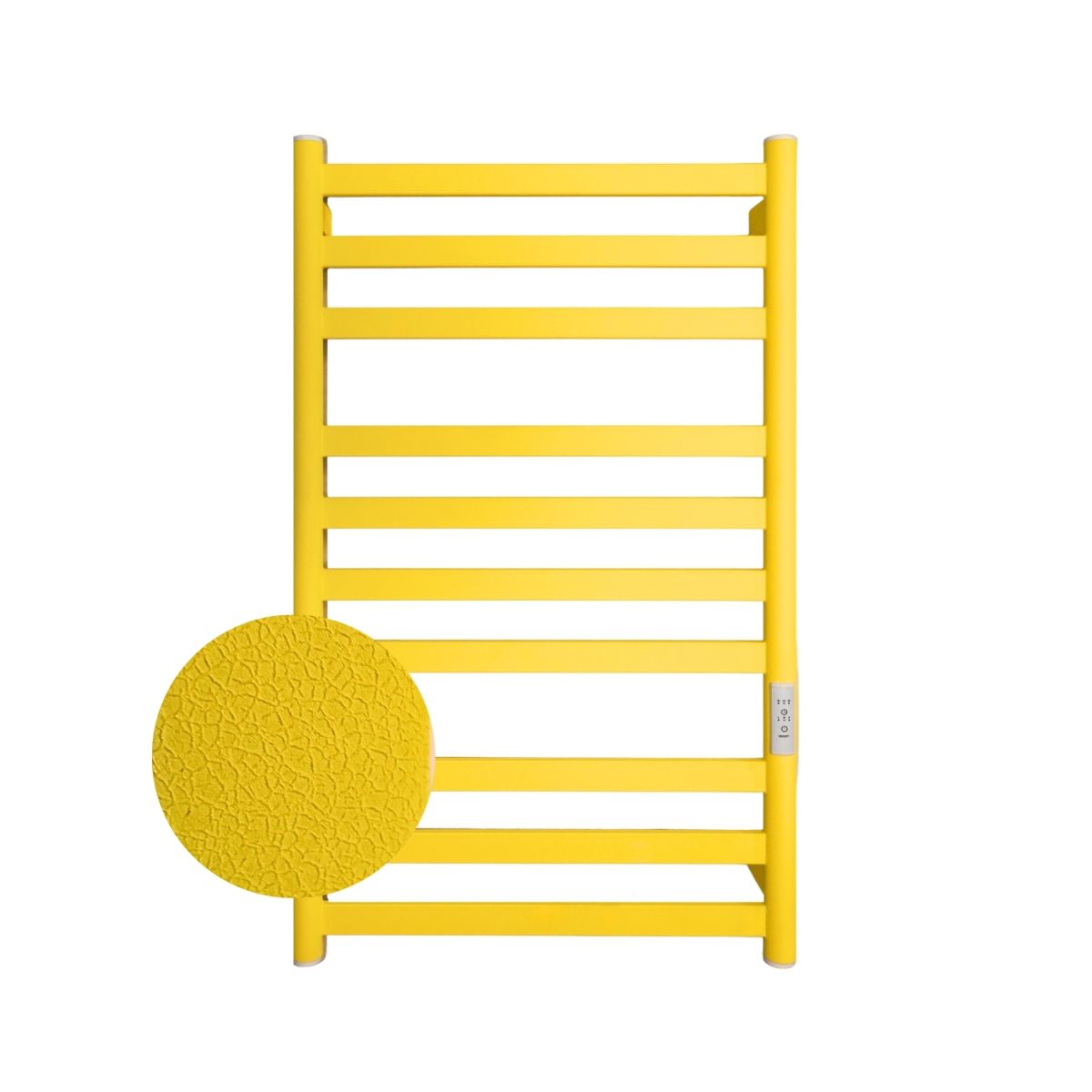 Полотенцесушитель электрический Carino MIA с контроллером Желтый крокодил 790*490