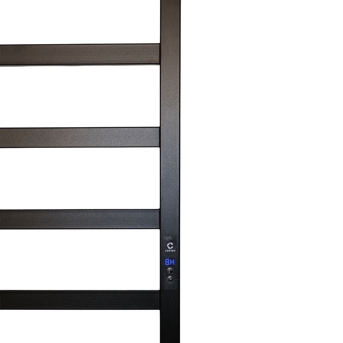 Рушникосушарка електрична Carino LAURA з дисплеєм Чорний матовий 790*490