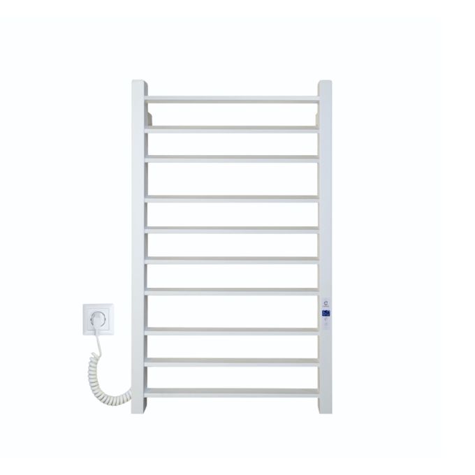 Рушникосушарка електрична Carino MAGRO з дисплеєм Білий мат 790*490