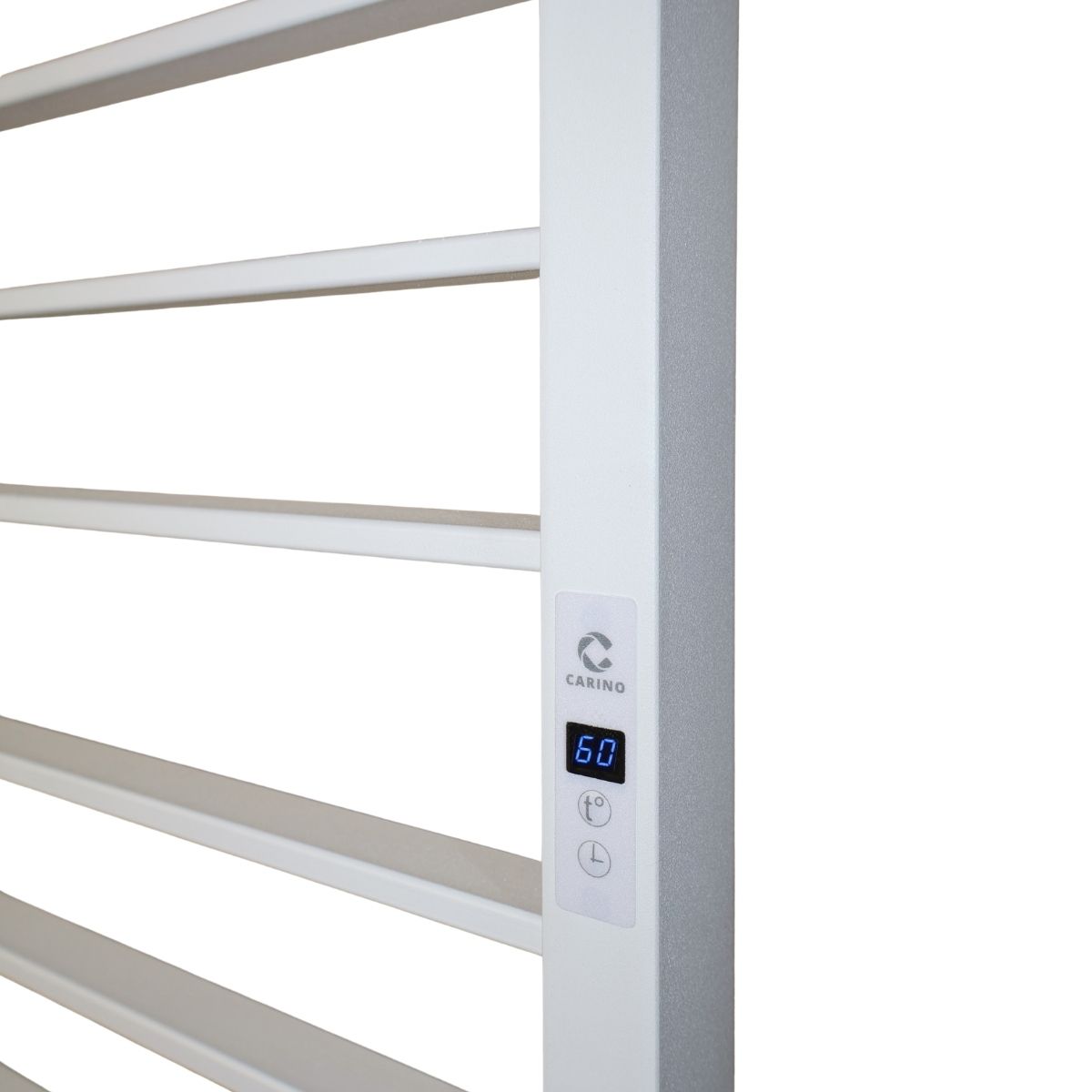 Рушникосушарка електрична Carino MAGRO з дисплеєм Білий мат 790*490