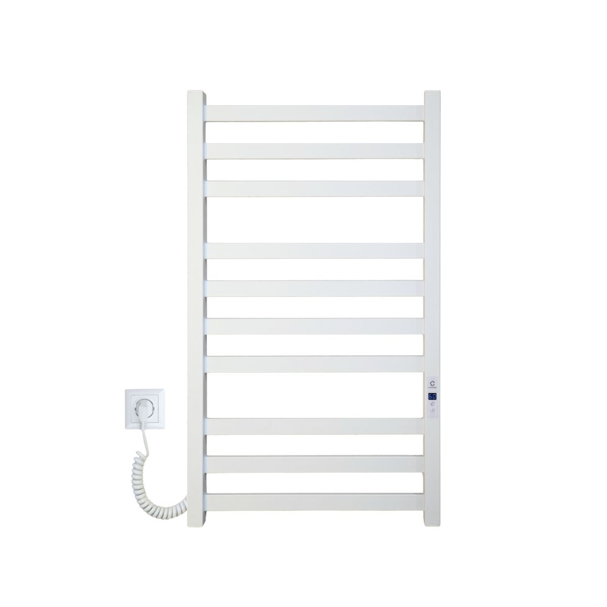 Рушникосушарка електрична Carino RICARDO з дисплеєм Білий матовий 790*490