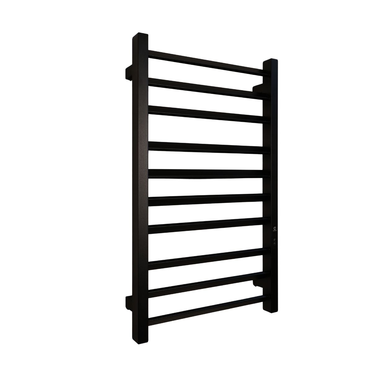 Рушникосушарка електрична Carino ROSA з дисплеєм Чорний мат 790*490