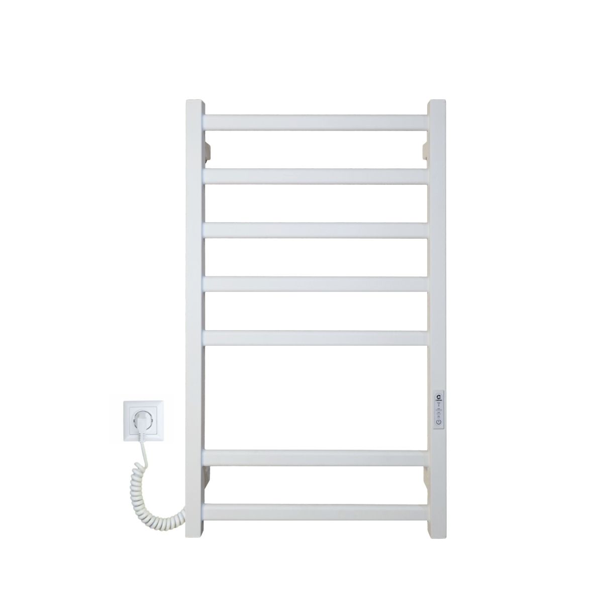 Рушникосушарка електрична Carino ALBA з контроллером Білий мат 790*490