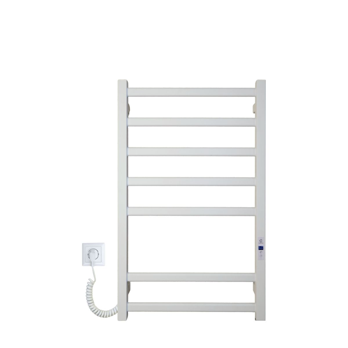 Полотенцесушитель электрический Carino ALBA с дисплеем Белый мат 790*490