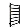 Полотенцесушитель электрический Carino LUNA с дисплеем Черный мат 790*490