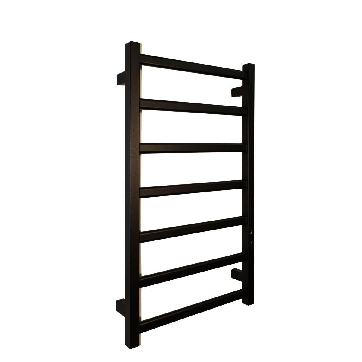 Полотенцесушитель электрический Carino LUNA с дисплеем Черный мат 790*490