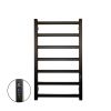 Полотенцесушитель электрический Carino LUNA с дисплеем Черный мат 790*490