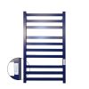 Полотенцесушитель электрический Carino RICARDO с контроллером Синий сапфир 790*490