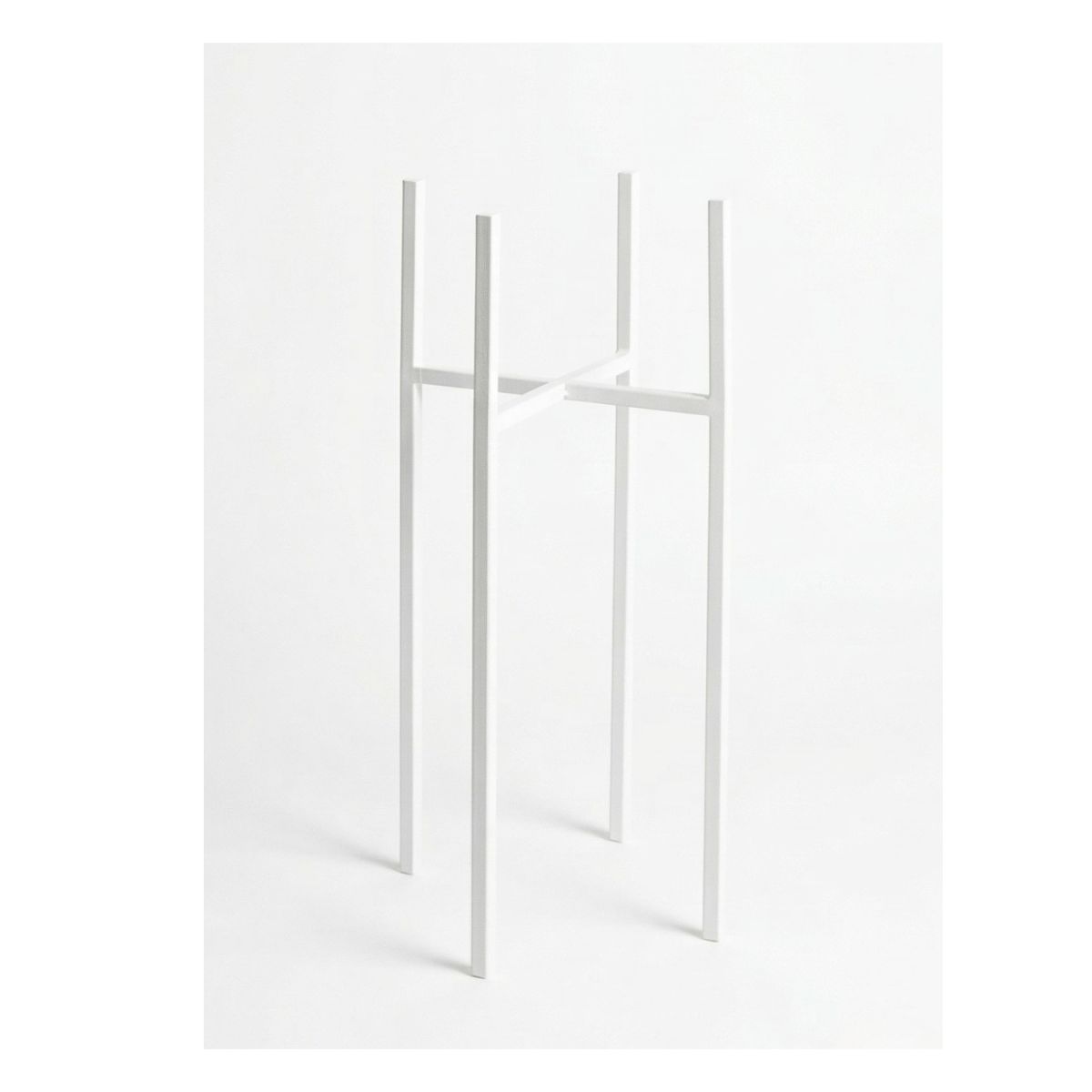 Подставка для цветов Carino Белый глянец 600*25