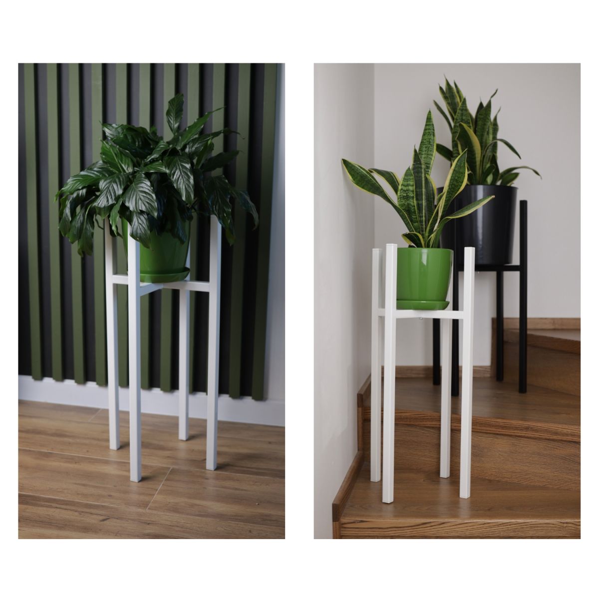 Подставка для цветов Carino Белый глянец 600*25