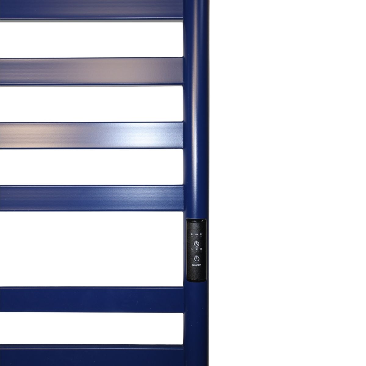 Полотенцесушитель электрический Carino MIA с контроллером Синий сапфир 790*490