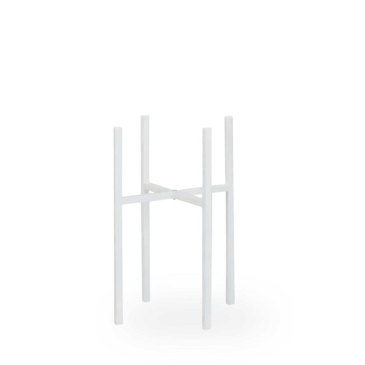 Подставка для цветов Carino Белый глянец 400*25