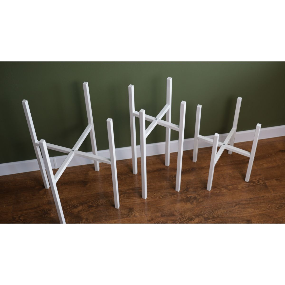 Подставка для цветов Carino Белый глянец 600*45