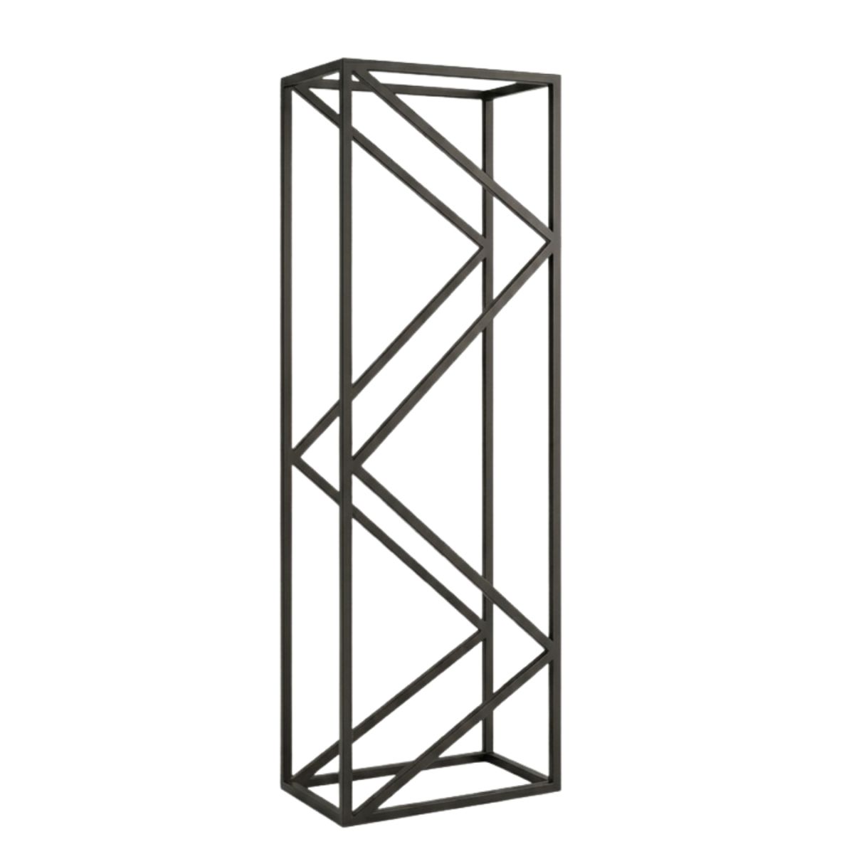 Дровница MICAELLA Carino Черный мат, 1600*500*300, 1600*500*300