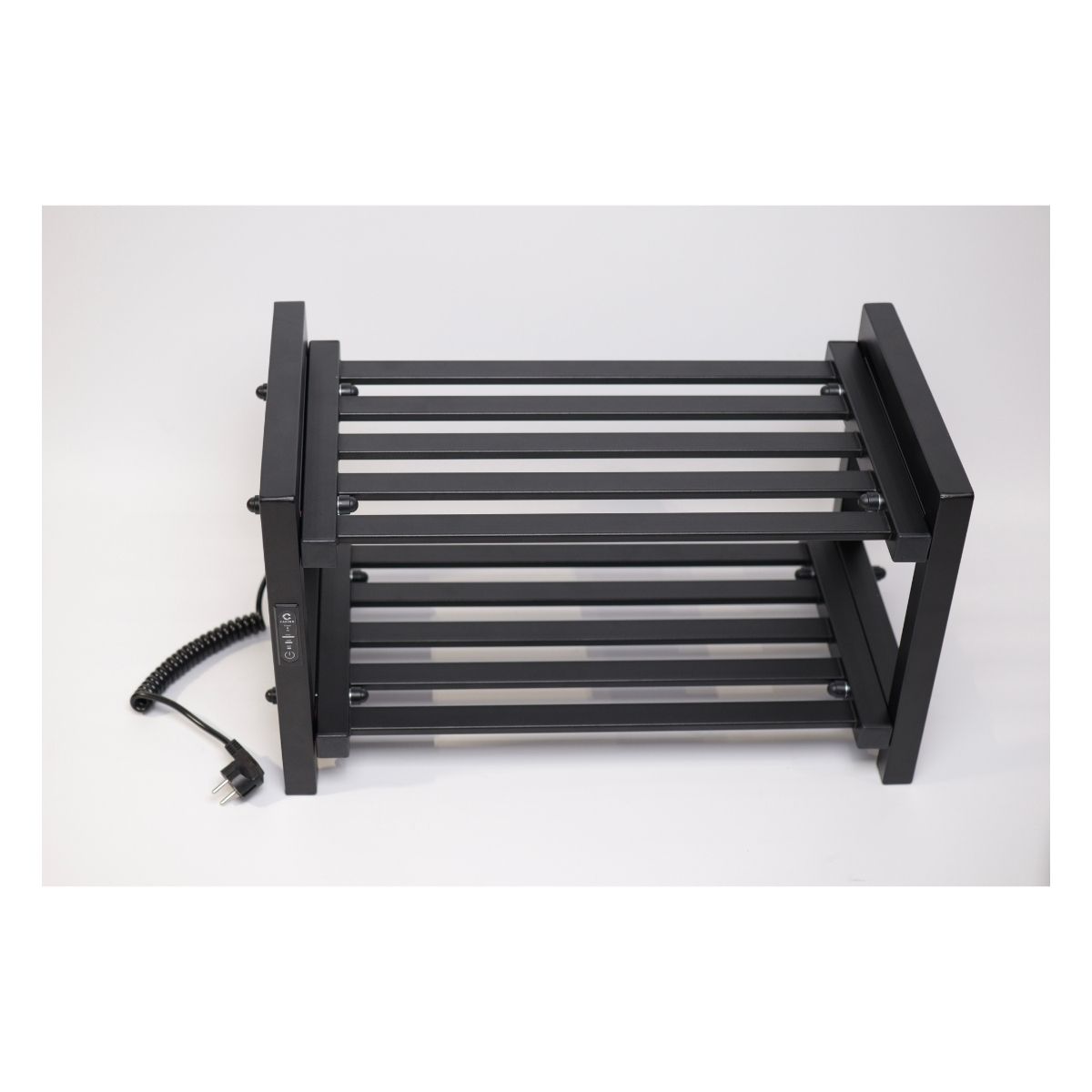 Підставка-сушарка для взуття електрична з контроллером Carino Чорний мат 600*300