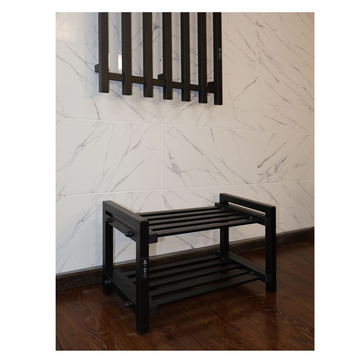 Підставка-сушарка для взуття електрична з контроллером Carino Чорний мат 600*300