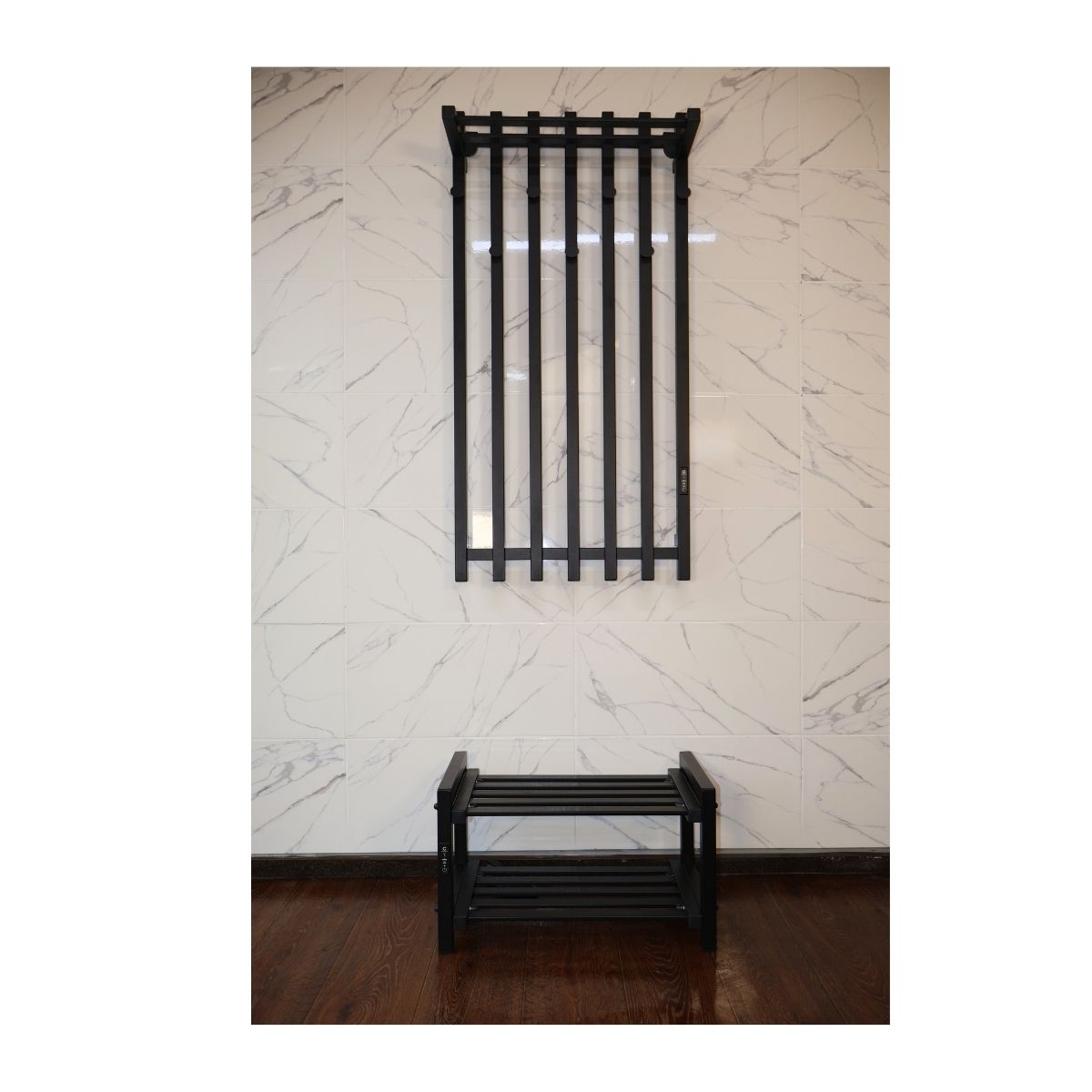 Підставка-сушарка для взуття електрична з контроллером Carino Чорний мат 600*300