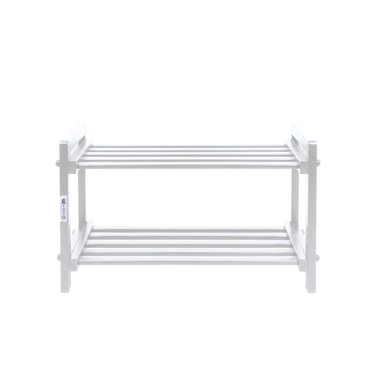 Підставка-сушарка для взуття електрична з контроллером Carino Білий глянець 600*300