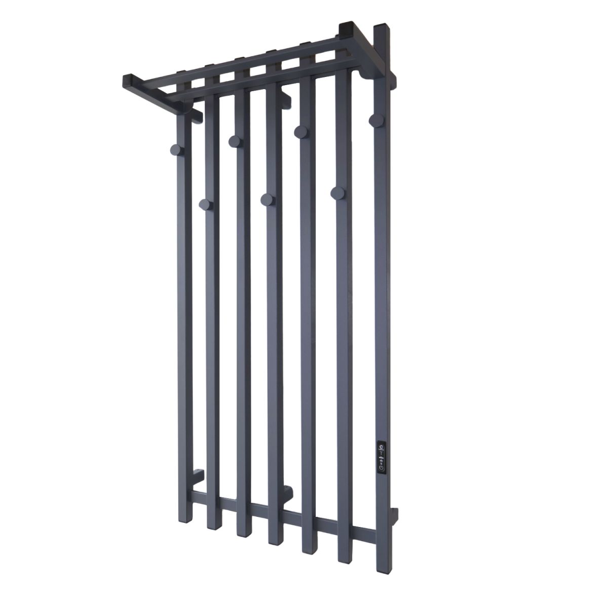 Электрическая сушилка для одежды Carino с контроллером Серый графит 1190*600