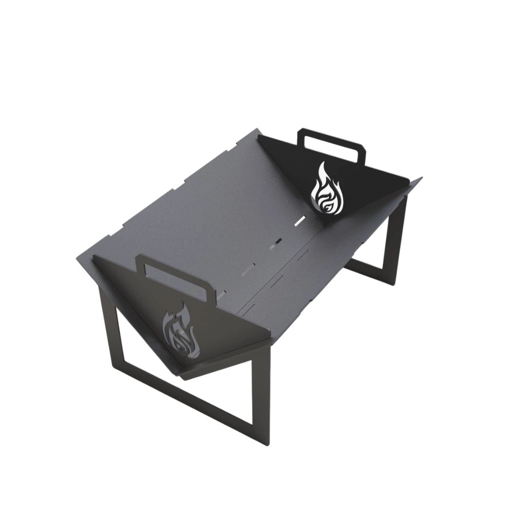 Мангал-гриль Carino Fold розбірний з грилем 500х352х280 мм, метал 3 мм без покриття