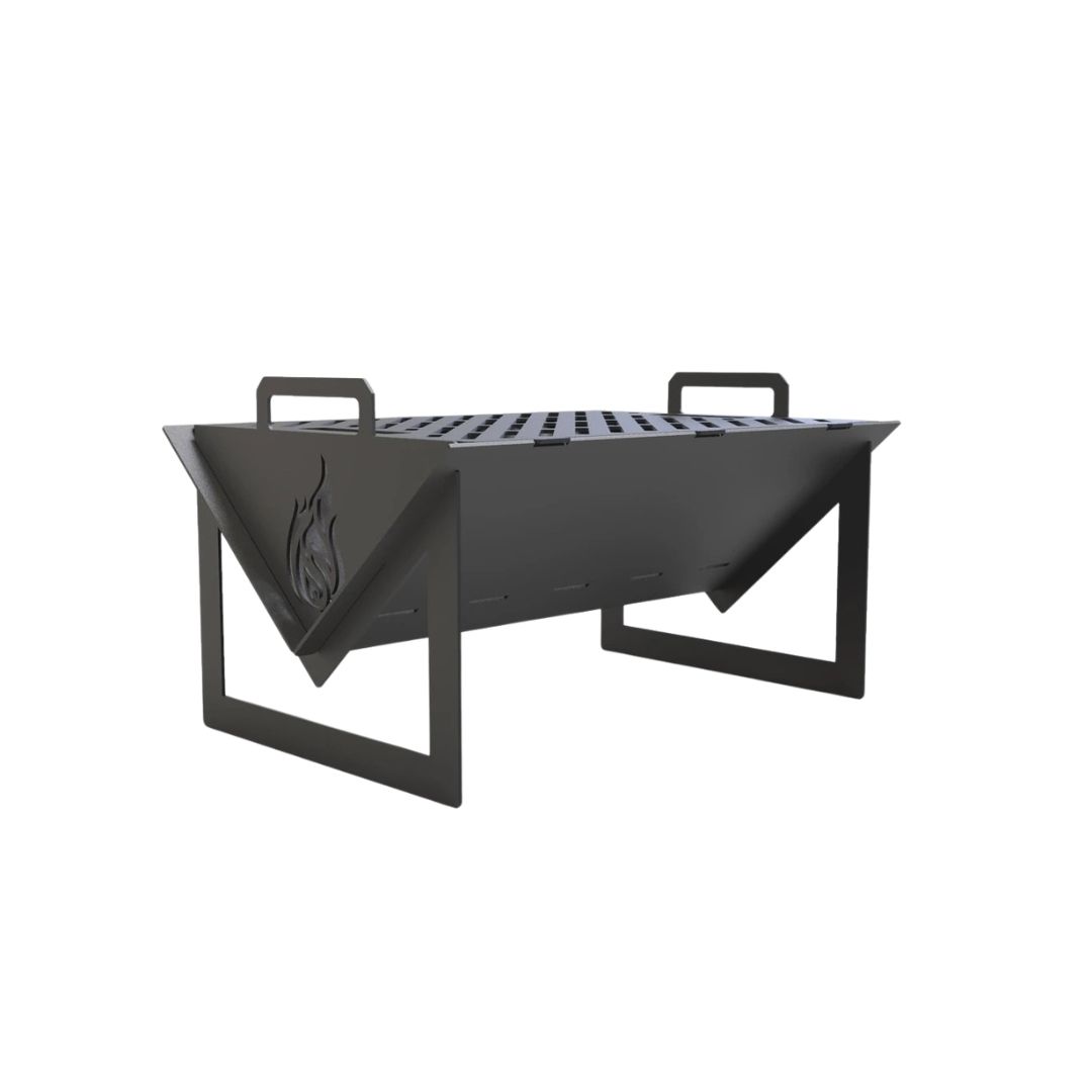 Мангал-гриль Carino Fold розбірний з грилем 500х352х280 мм, метал 3 мм без покриття