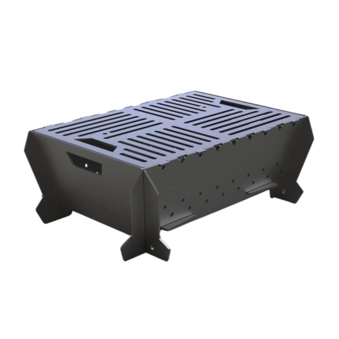 Мангал-гриль Carino Flat Pack розбірний з грилем 550х400х200 мм, метал 3 мм без покриття