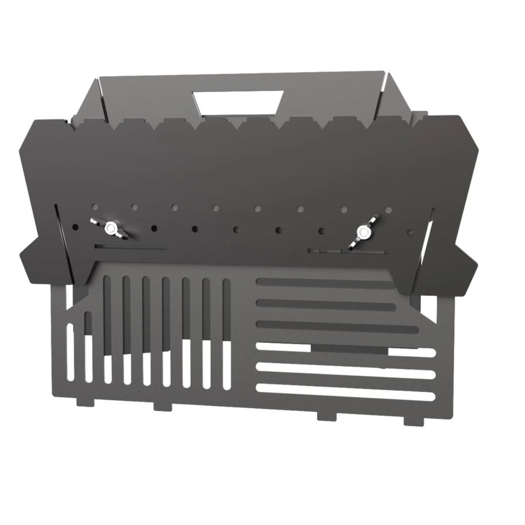 Мангал-гриль Carino Flat Pack розбірний з грилем 550х400х200 мм, метал 3 мм без покриття