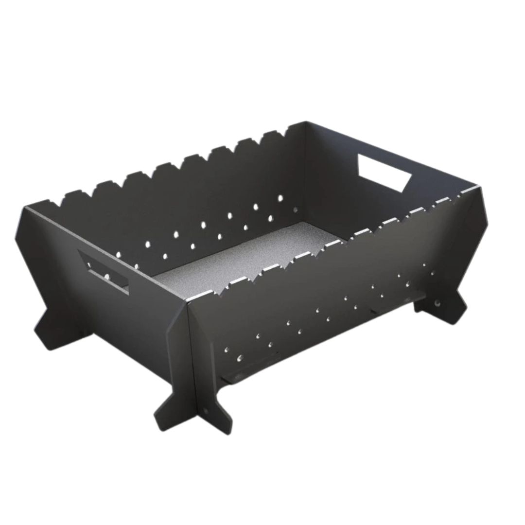 Мангал-гриль Carino Flat Pack розбірний з грилем 550х400х200 мм, метал 3 мм без покриття