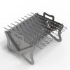 Мангал-гриль Carino Flat Pack V2 розбірний з грилем 500х390х300 мм, метал 3 мм без покриття