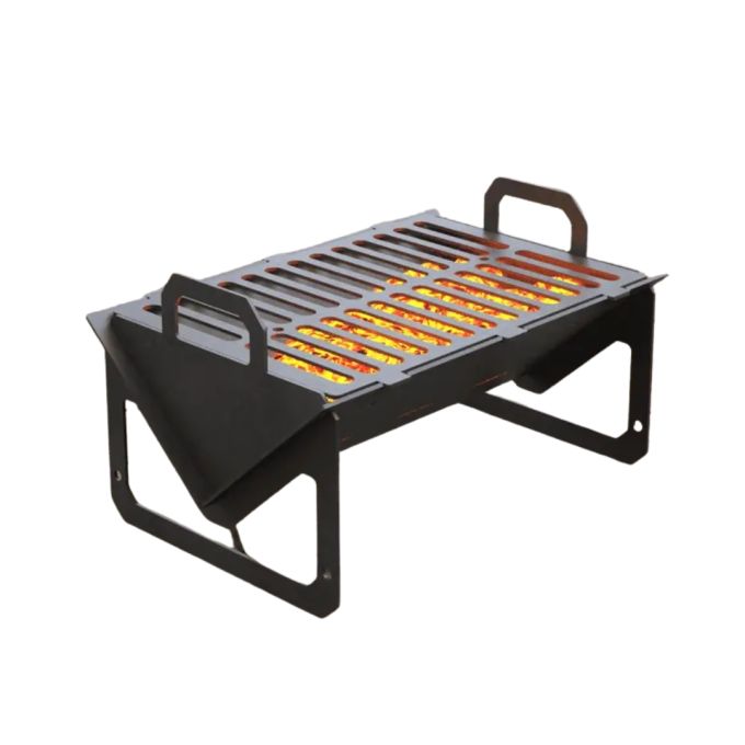 Мангал-гриль Carino Small розбірний з грилем 390х265х220 мм, метал 3 мм без покриття