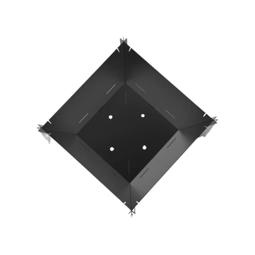 Мангал-гриль Carino квадратний V4 600 мм розбірний 615х615х807 мм, метал 3 мм без покриття