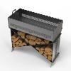 Мангал-гриль Carino Brazier X V1 Полоска розбірний з грилем 1212х370х820 мм, метал 3 мм без покриття