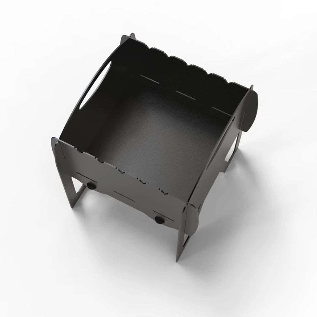 Мангал-гриль Carino Мираж разборной с грилем 363х363х366 мм, металл 3 мм без покрытия