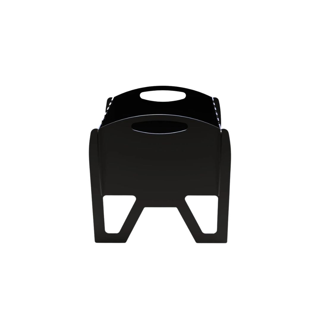 Мангал-гриль Carino Мираж разборной с грилем 363х363х366 мм, металл 3 мм без покрытия