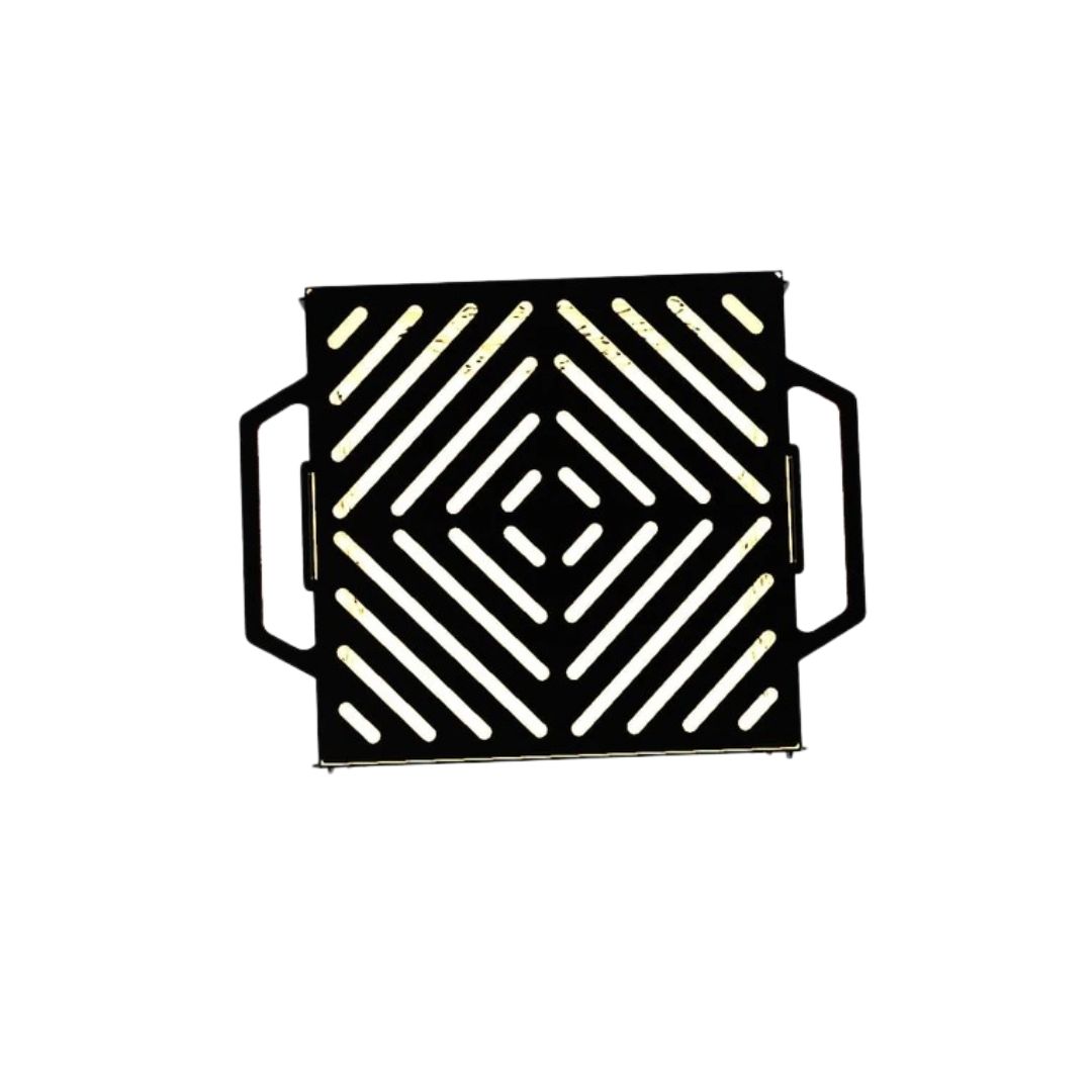 Мангал-барбекю Carino Кабан розбірний з грилем 470х380х753 мм, метал 3 мм без покриття