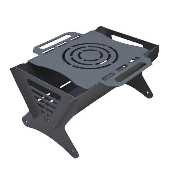 Мангал-гриль Carino Mix V2 розбірний з грилем 540х445х277 мм, метал 3 мм без покриття