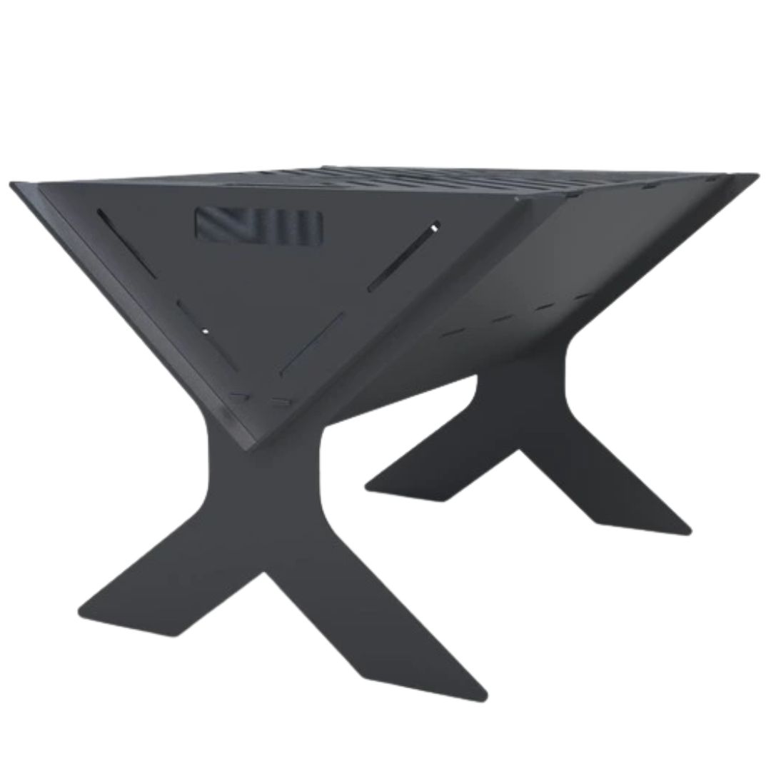 Мангал-гриль Carino X V2 розбірна 500х468х350 мм, метал 3 мм без покриття