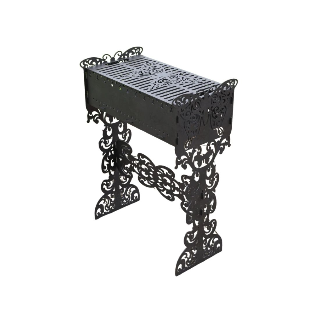 Мангал-гриль Carino Метелик високий розбірний 600х356х840 мм, метал 3 мм без покриття