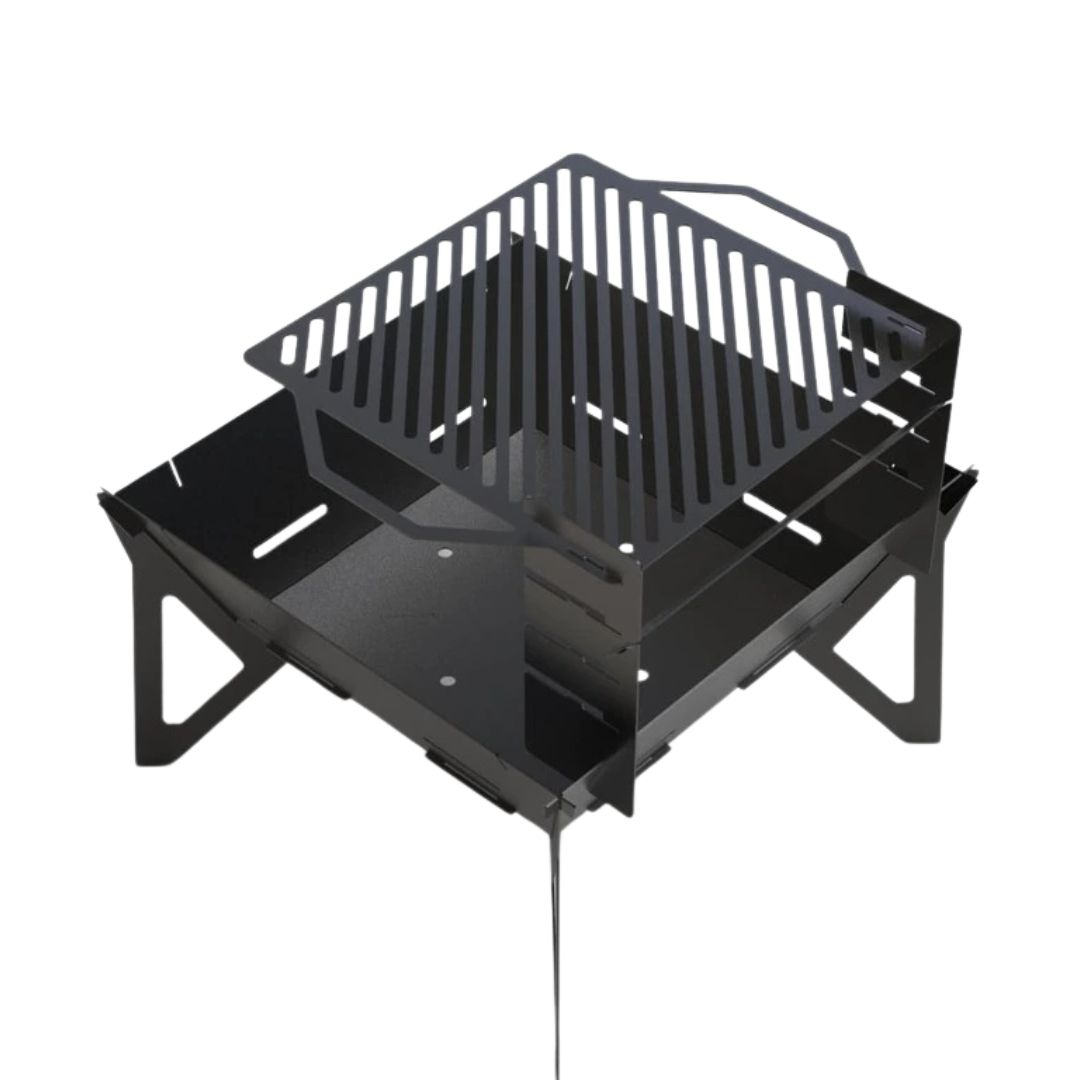 Мангал-гриль Carino квадратний V3 800 мм розбірний 813х813х800 мм, метал 3 мм