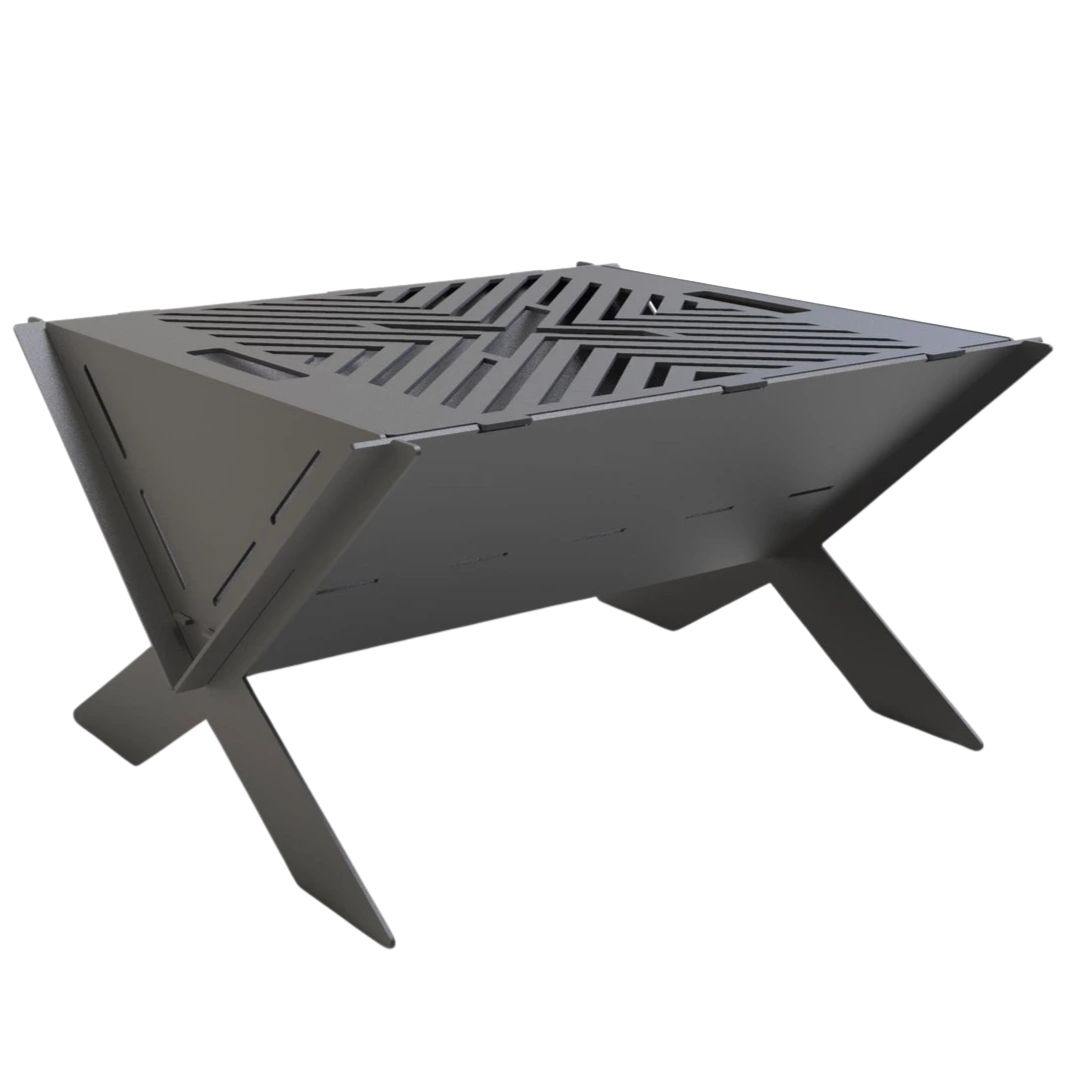 Мангал-гриль Carino X розбірний 500х462х278 мм, метал 3 мм без покриття