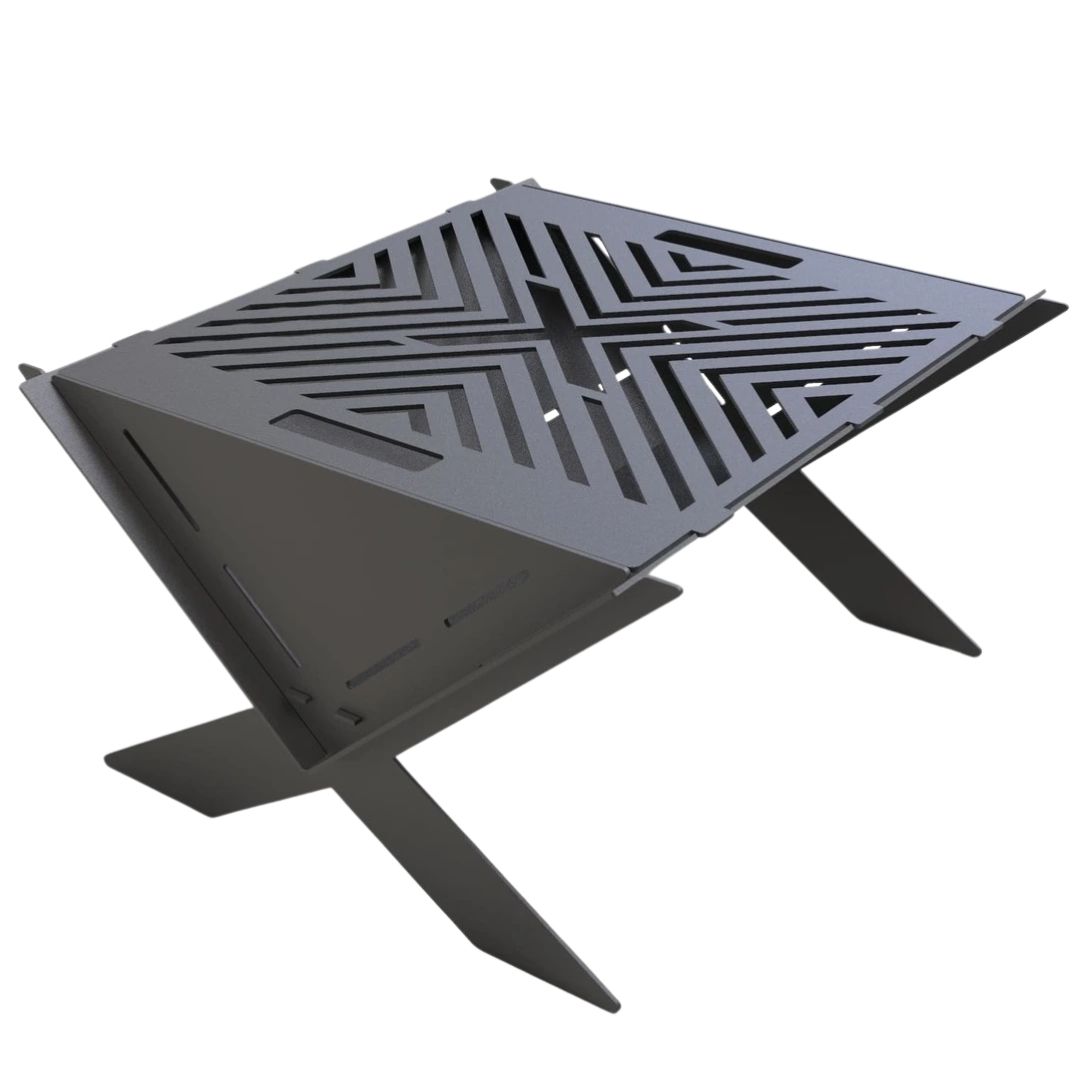 Мангал-гриль Carino X розбірний 500х462х278 мм, метал 3 мм без покриття